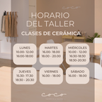 Clase de cerámica 2h