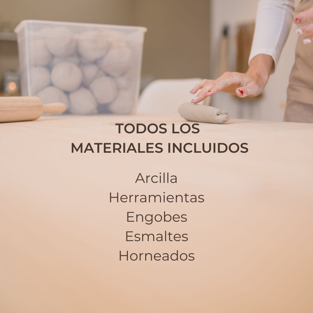 BONO MES - 2 clases de cerámica