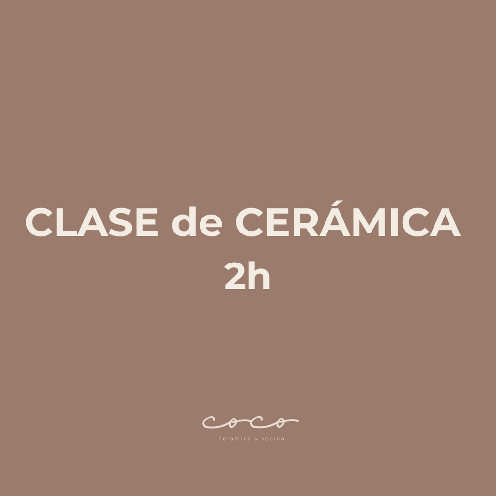 Clase de cerámica 2h