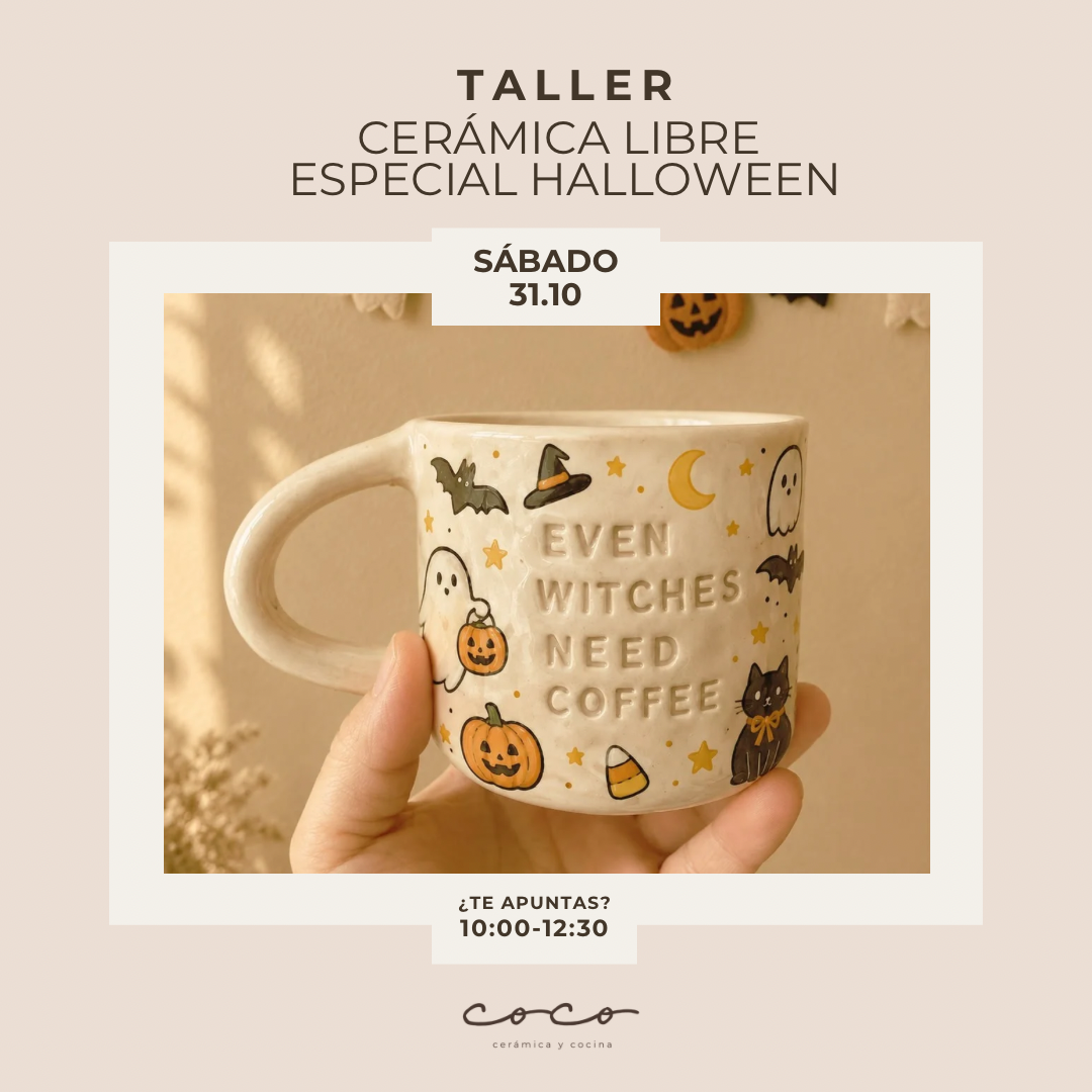 CERÁMICA LIBRE ESPECIAL HALLOWEEN 31.10