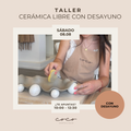 CERÁMICA LIBRE CON DESAYUNO 08.08