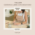 CERÁMICA LIBRE CON DESAYUNO 26.09.26