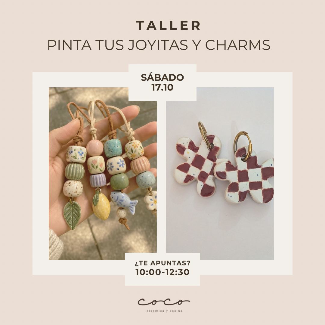 PINTA TUS JOYITAS Y CHARMS DE CERÁMICA 17.10.26