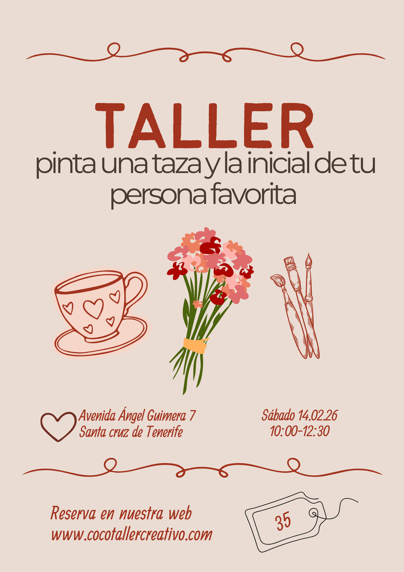 PINTA UNA TAZA Y LA INICIAL DE TU PERSONA FAVORITA