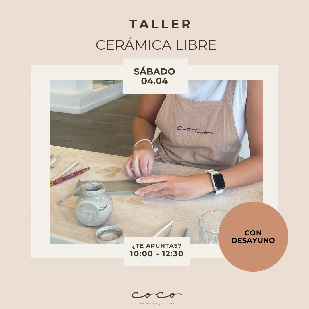 CERÁMICA LIBRE + DESAYUNO 04.04.26