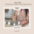 CERÁMICA LIBRE CON DESAYUNO 27.06