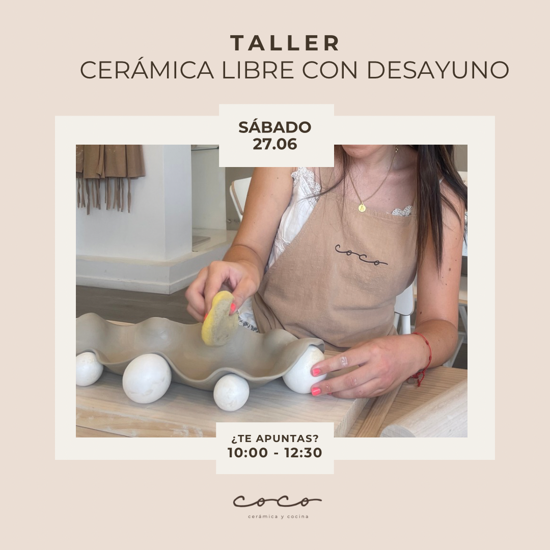 CERÁMICA LIBRE CON DESAYUNO 27.06