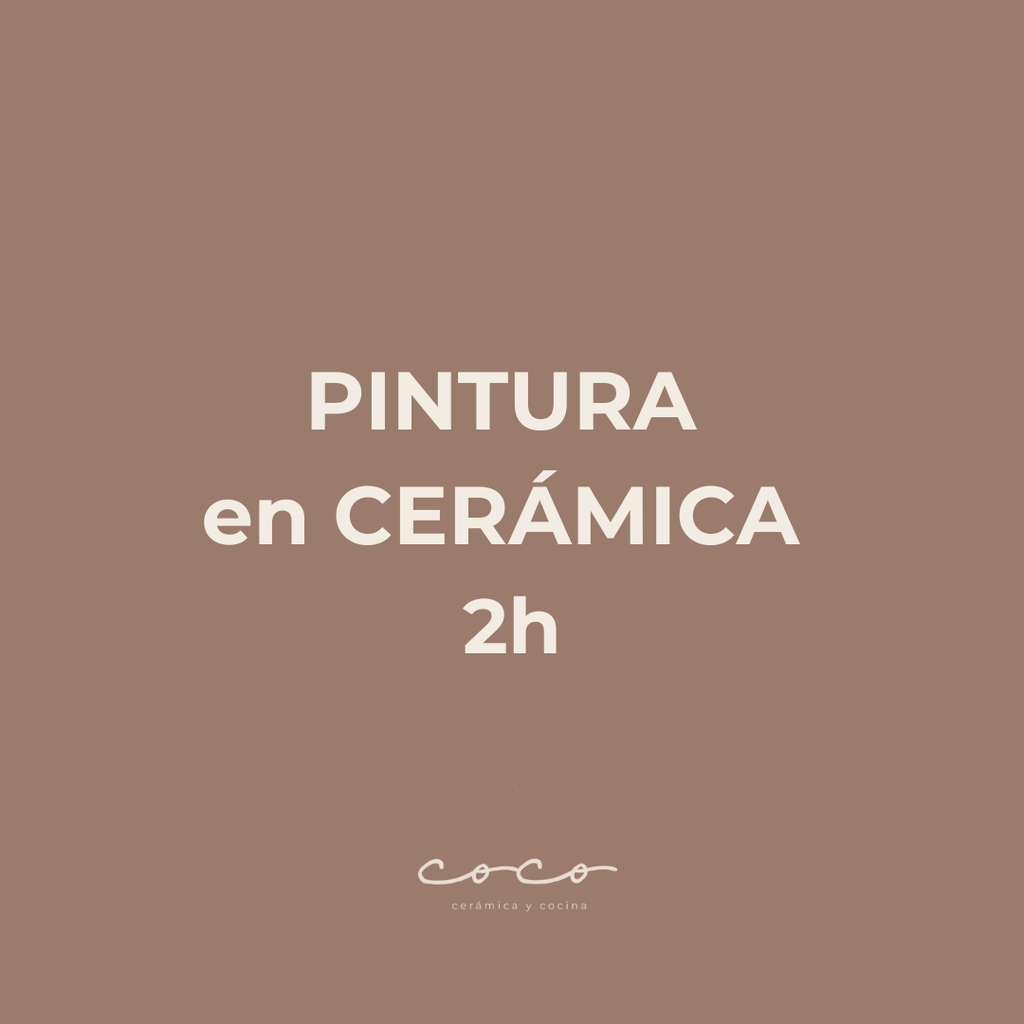Clase de Pintura en cerámica 2h