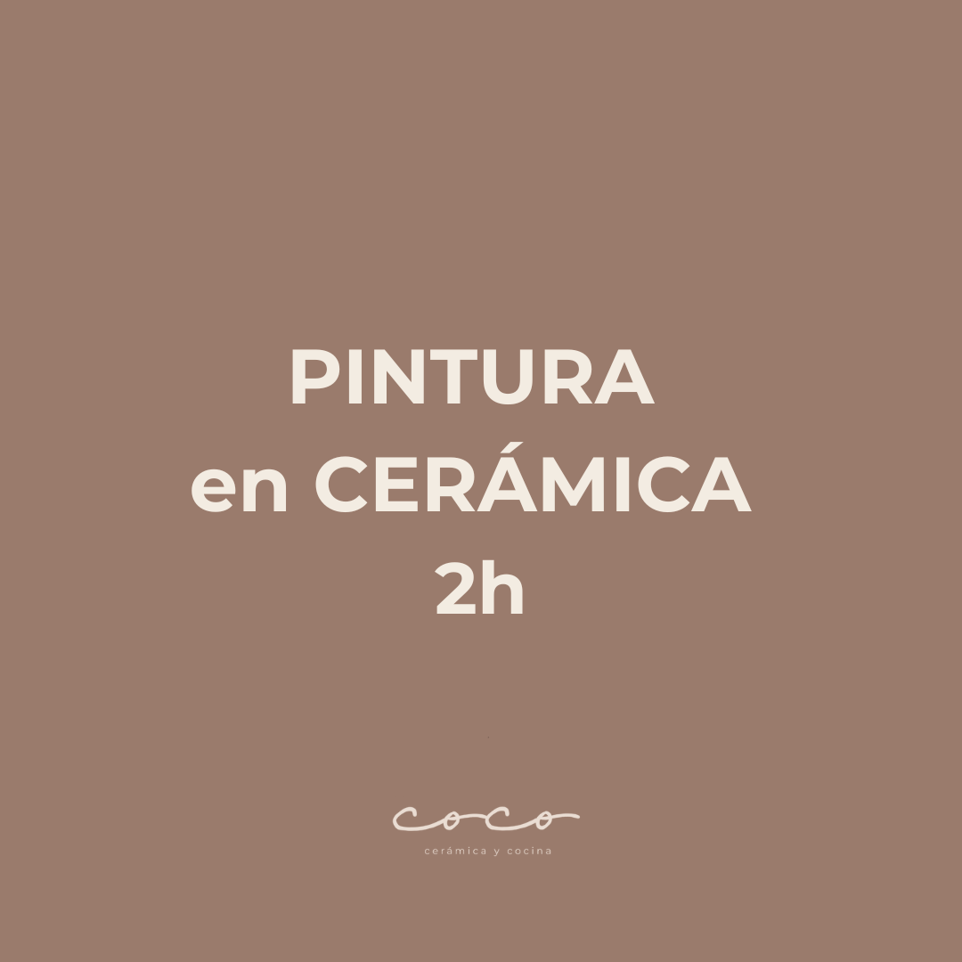 Clase de Pintura en cerámica 2h