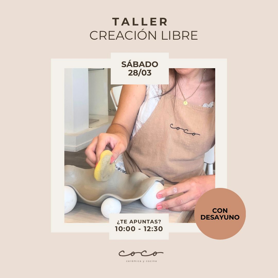 CERÁMICA LIBRE + DESAYUNO 28.03.26