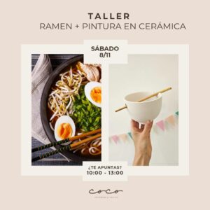 Ramen + Pintura en cerámica